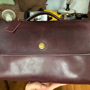 Vintage Coach Avenue Bag in Mahogany No. 9886 (pre-1994, rare)